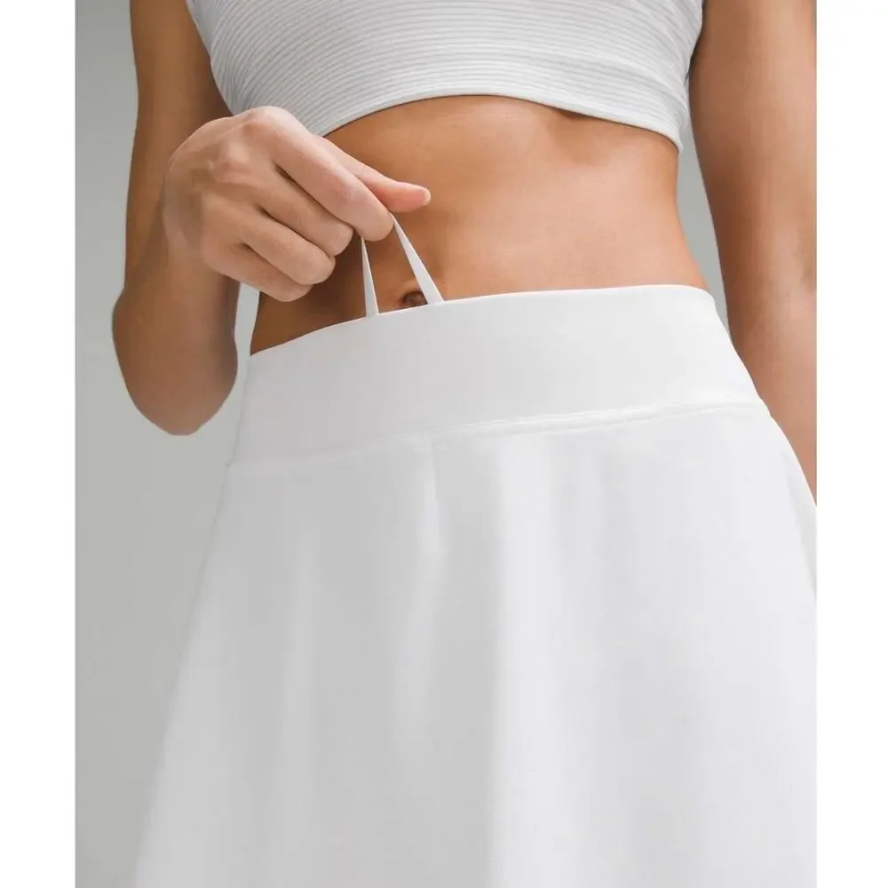 Lululemon Lightweight High-Rise Tennis Skirt in White Size 12